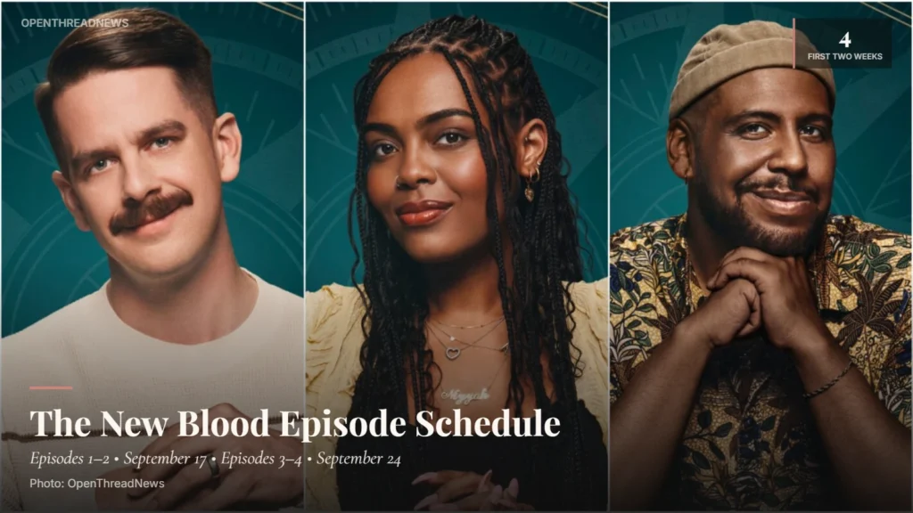 The Traitors: New Blood episode schedule for the September 2026 NBC premiere