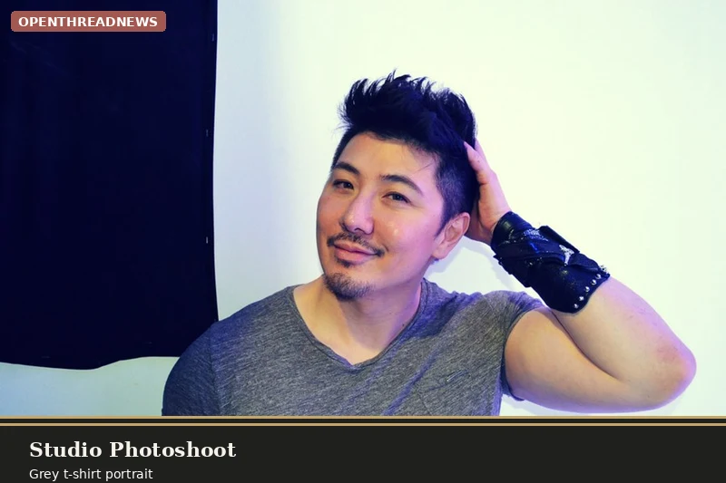 Guy Tang portrait in a grey t-shirt
