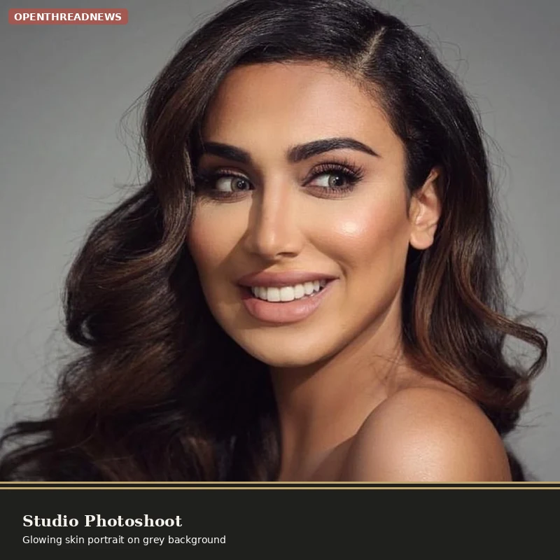 Huda Kattan studio portrait