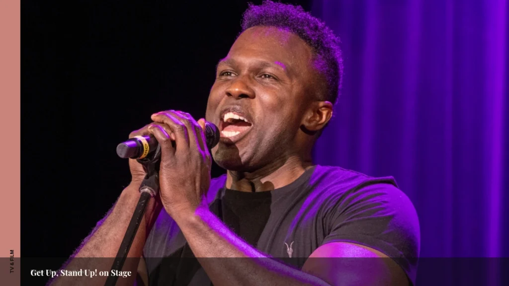 Joshua Henry performing his Get Up, Stand Up! concert