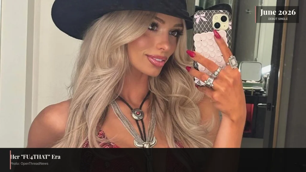 Miranda Hope released her debut country single FU4THAT in June 2026