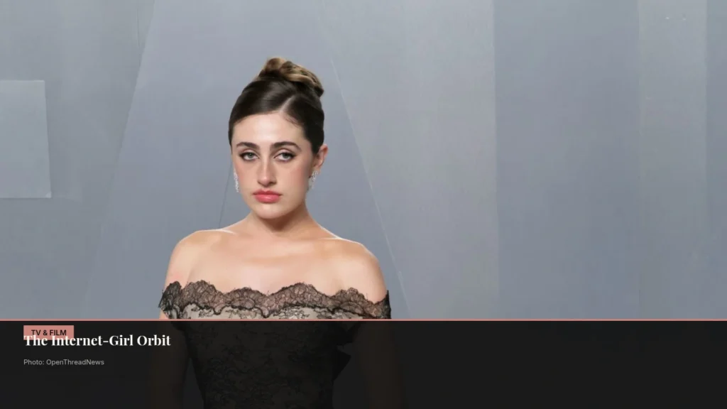 Rachel Sennott in Balenciaga at the Vanity Fair Oscar Party
