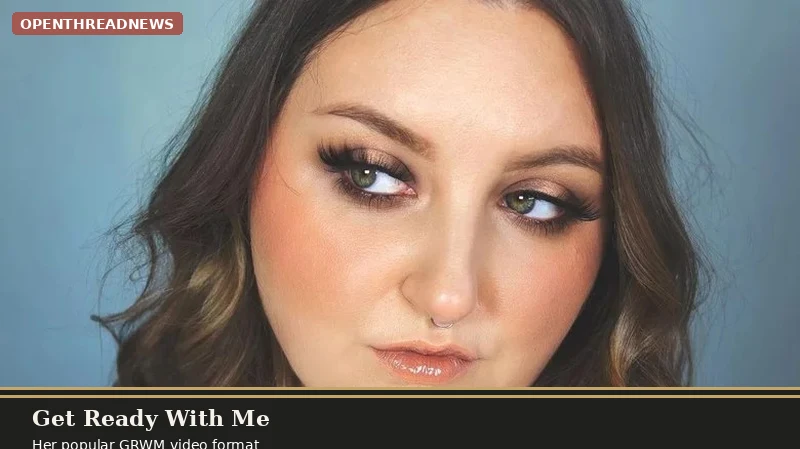 RawBeautyKristi in a get ready with me video