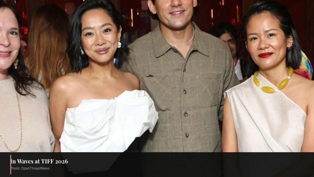 Stephanie Hsu at the In Waves premiere at TIFF 2026