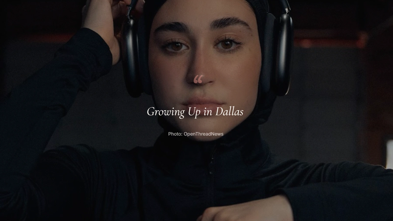 Leana Deeb discussing her Dallas upbringing and Palestinian-Uruguayan heritage during her fitness creator career
