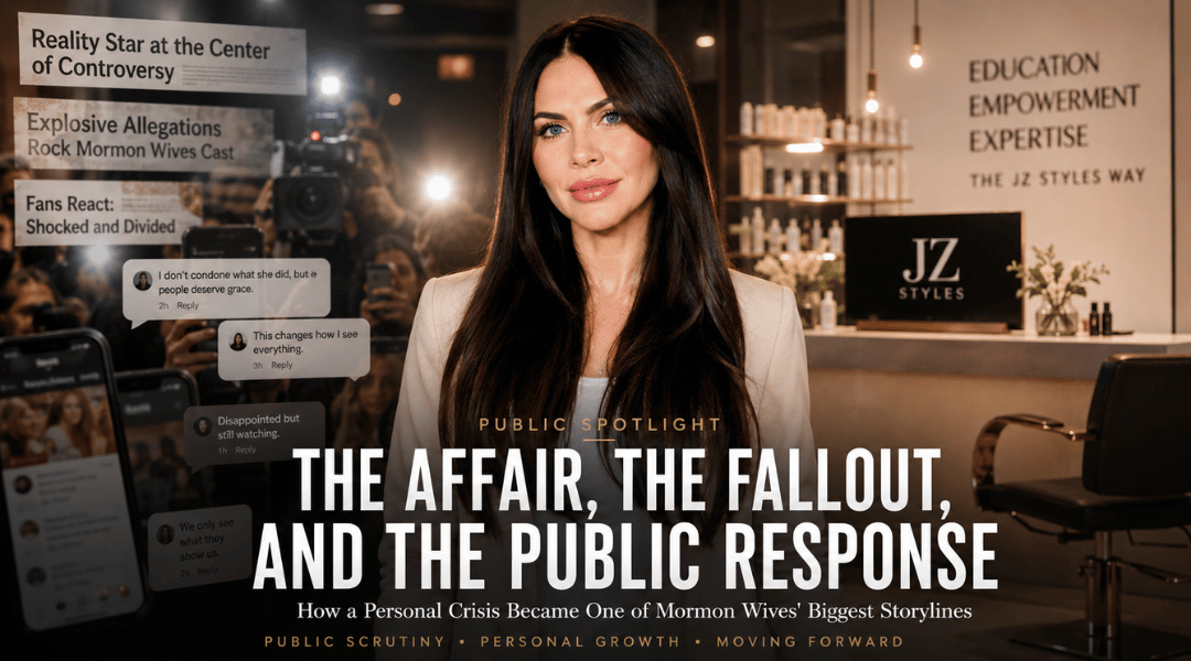 Jessi Ngatikaura in an editorial image representing public attention, media scrutiny, and personal resilience during Season 3