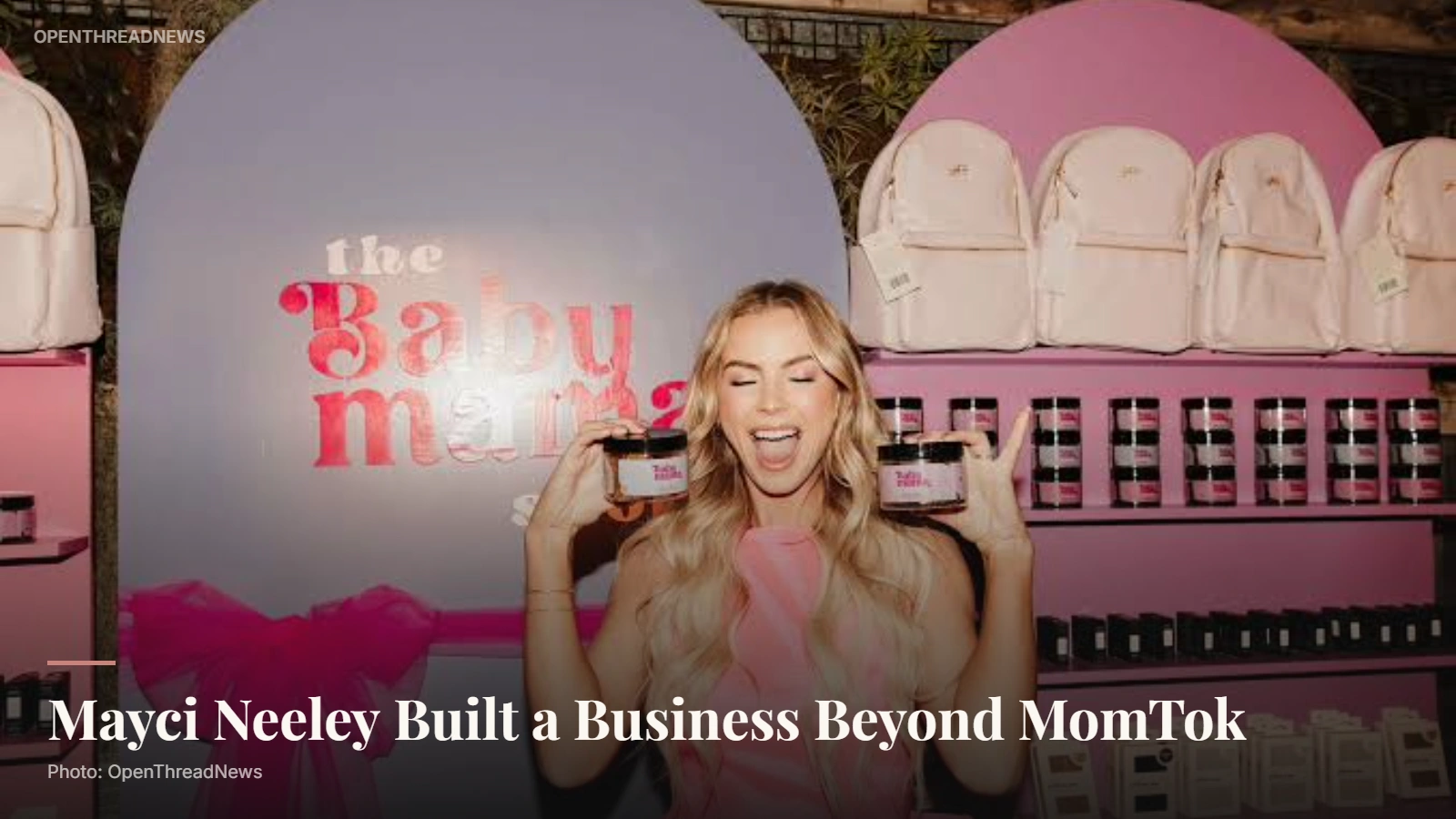 Mayci Neeley, founder and CEO of Babymama.co and social media creator