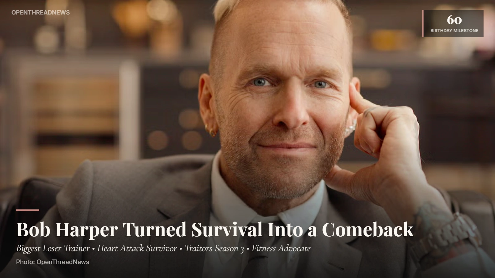 Bob Harper, The Biggest Loser trainer and host who later joined The Traitors