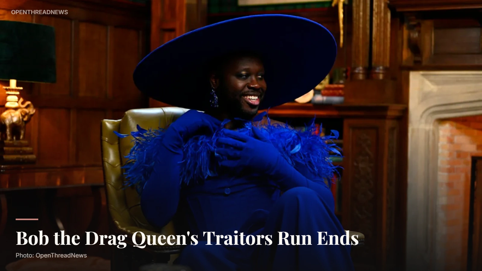 Bob the Drag Queen during his Traitors Season 3 run before his Episode 4 banishment