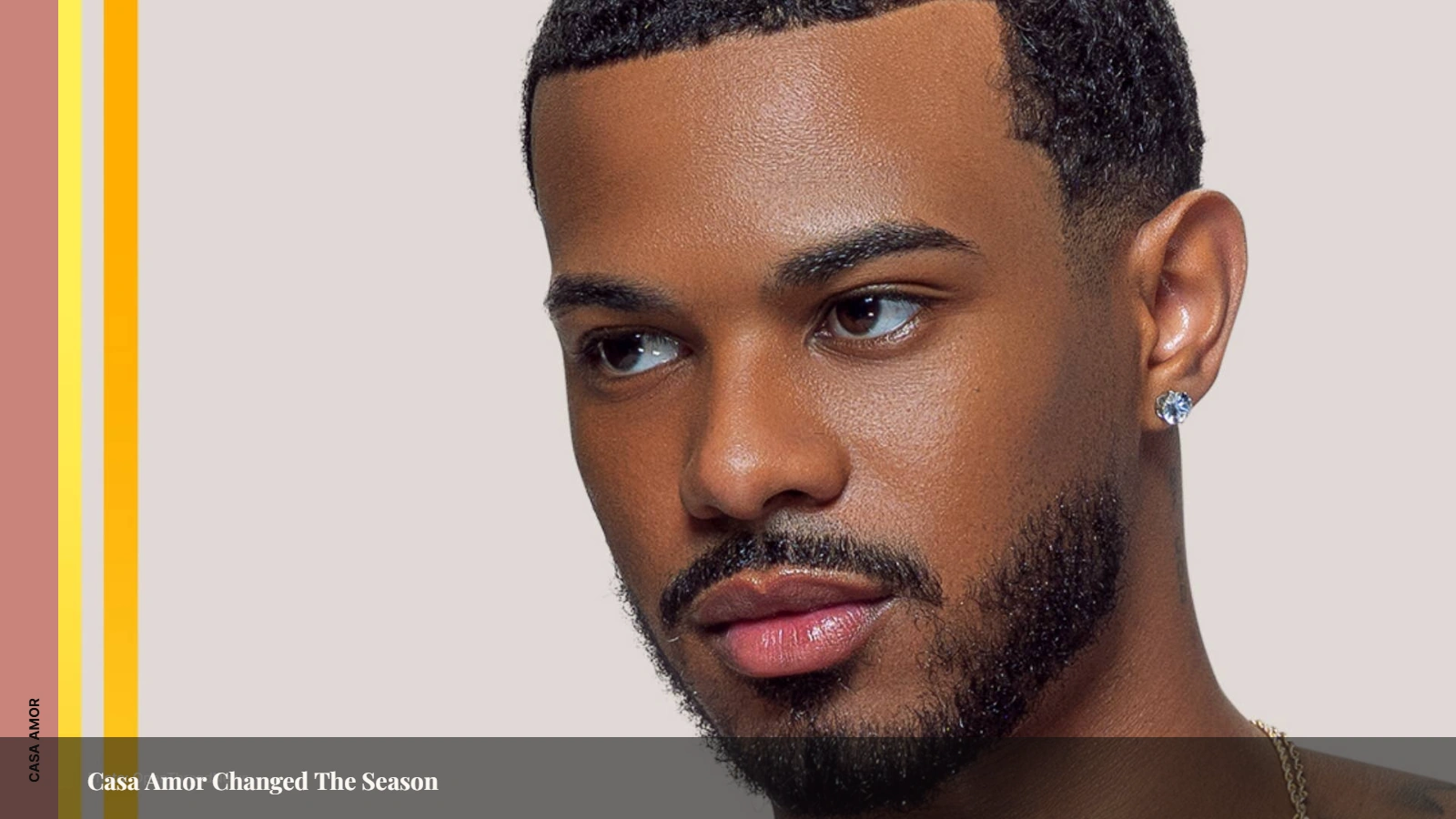 Corey Sawyer Jr during his Casa Amor appearance on Love Island USA season 8 after entering on day 17