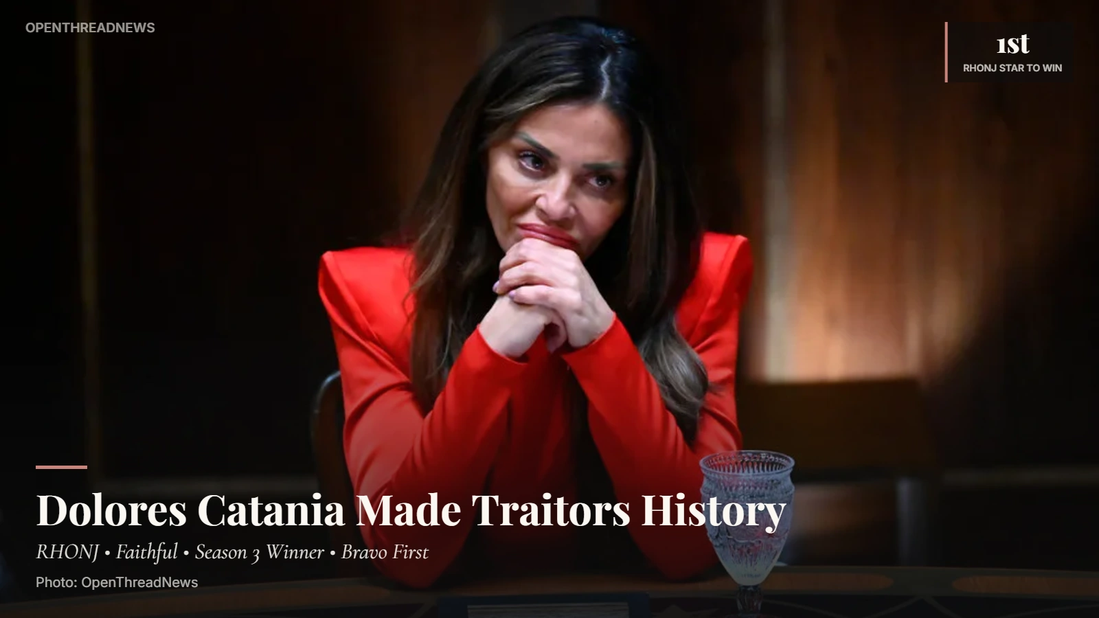 Dolores Catania, Real Housewives of New Jersey star and The Traitors Season 3 winner