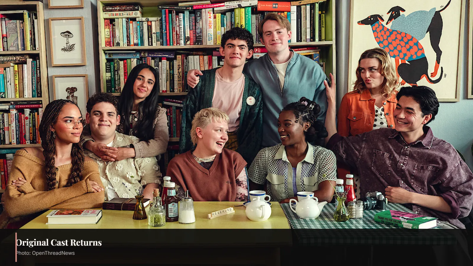 The Heartstopper Forever cast in a promotional image for the film