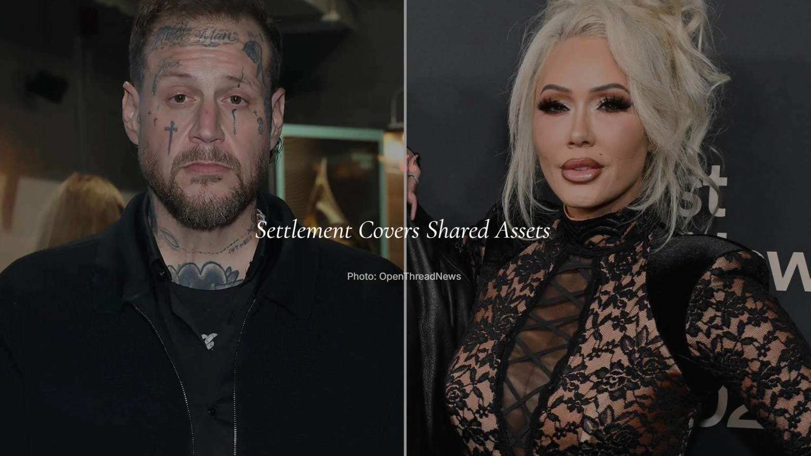 Jelly Roll and Bunnie XO attending a public event together