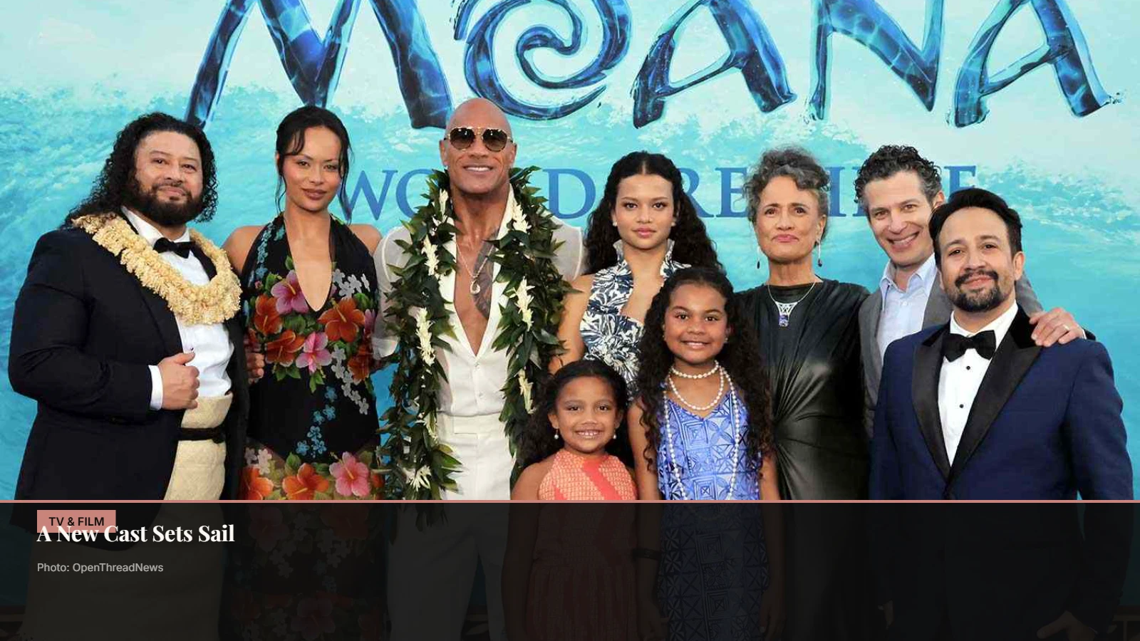 Catherine Laga'aia and Dwayne Johnson lead the cast of Disney's live-action Moana