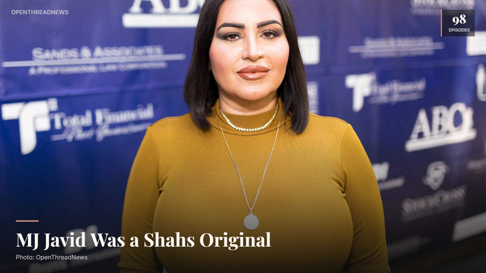 MJ Javid as an original cast member of Shahs of Sunset