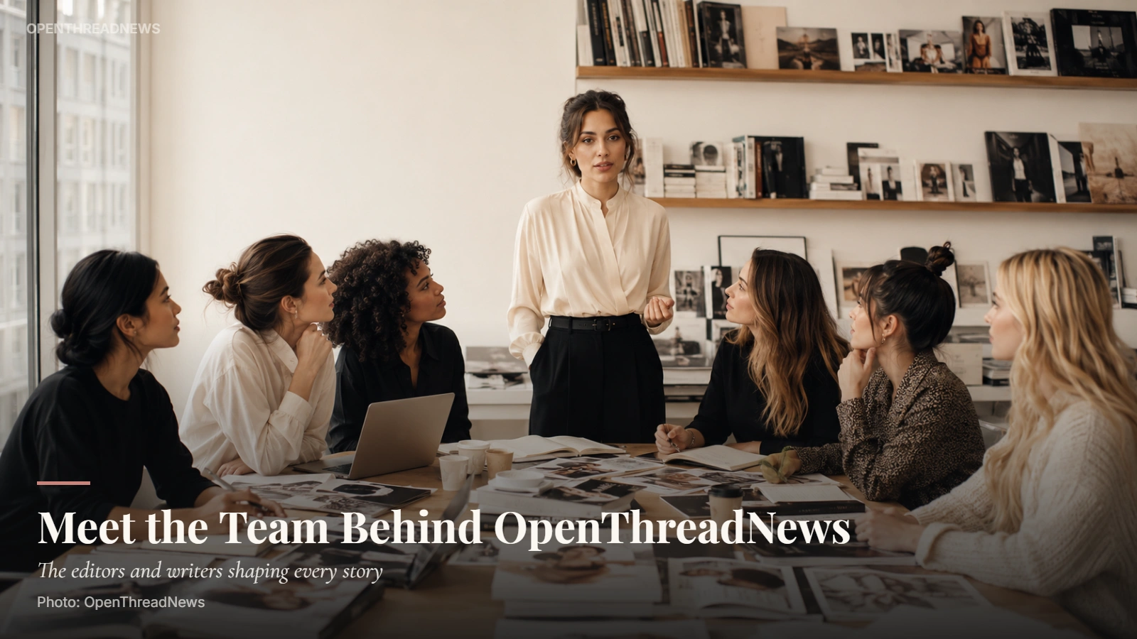 OpenThreadNews editorial team collaborating on fashion, entertainment, culture, and lifestyle editorial coverage