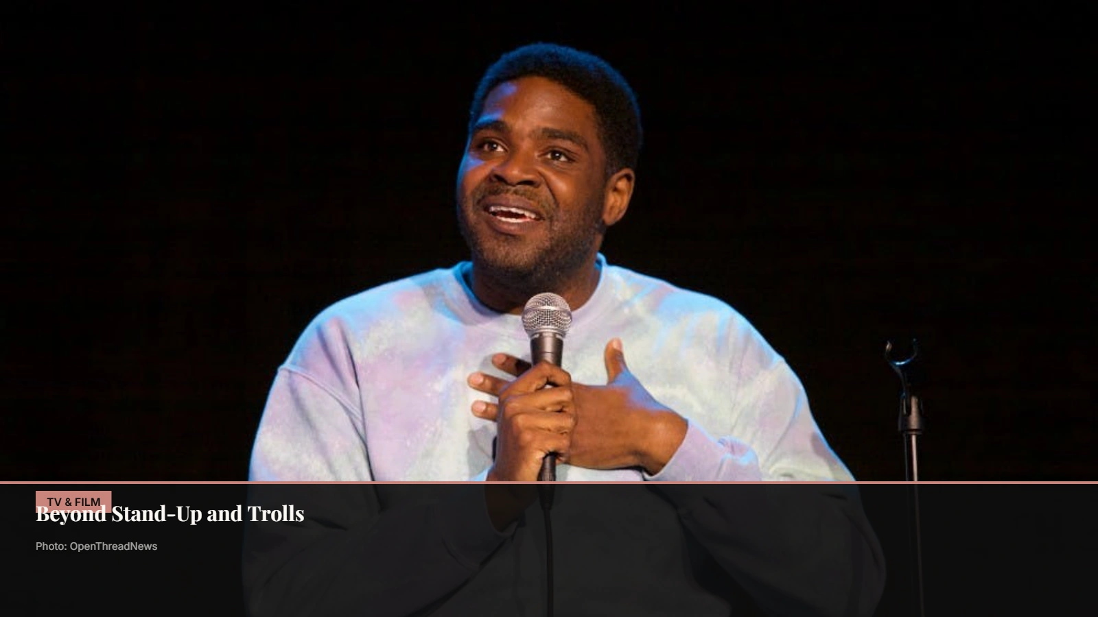 Ron Funches, comedian and actor known for Trolls and Loudermilk, during a public appearance
