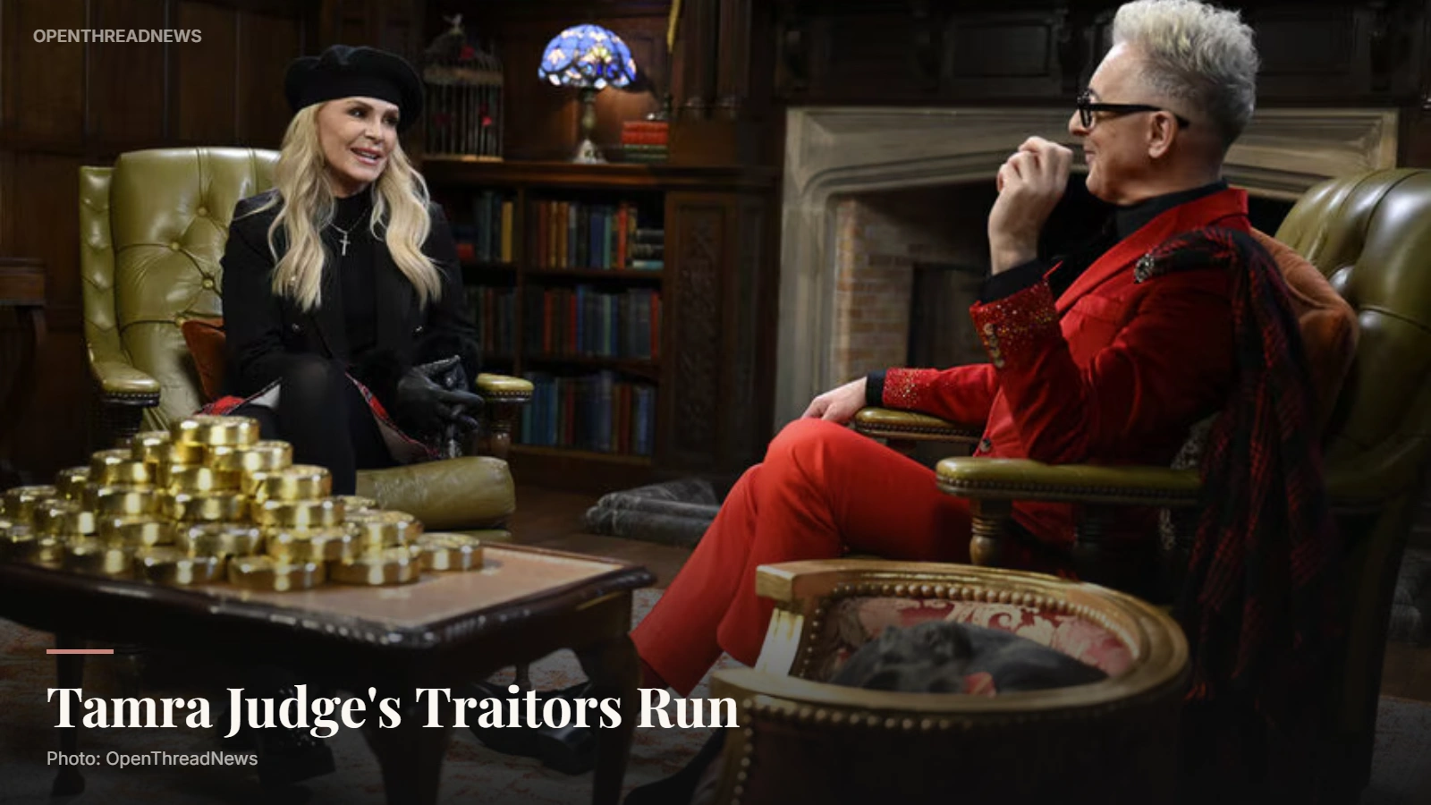 Tamra Judge as a Faithful on The Traitors Season 2