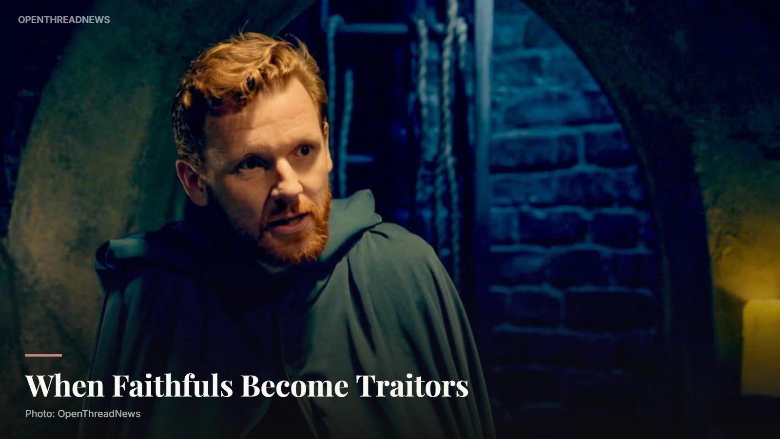 The Traitors contestants during a recruitment twist where a Faithful is offered the chance to become a Traitor