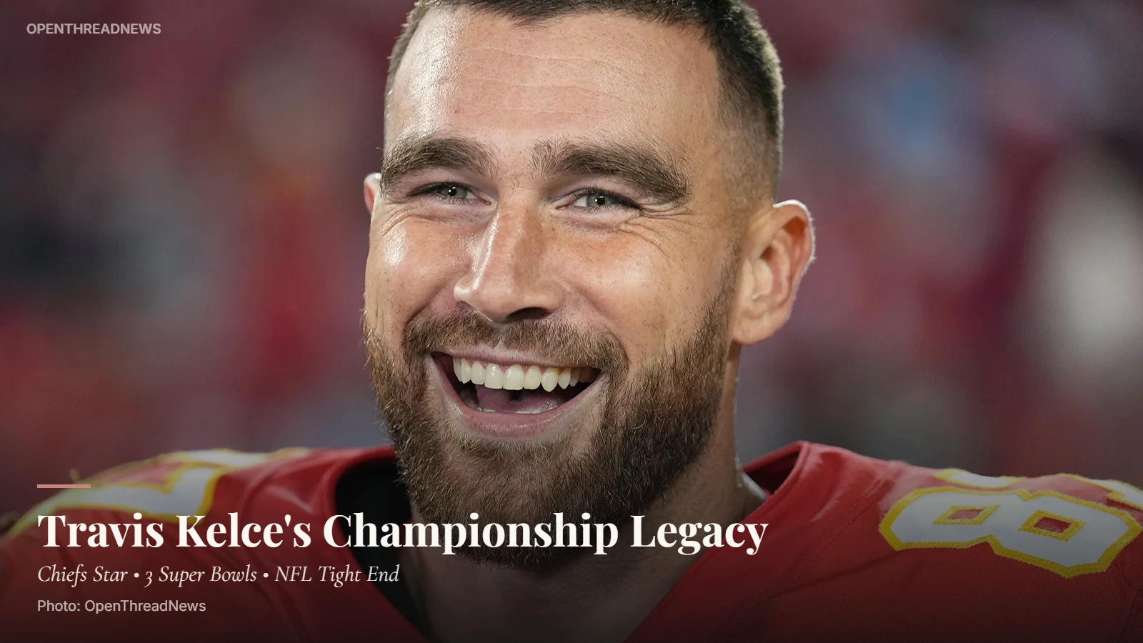 Travis Kelce playing for the Kansas City Chiefs during his NFL career as a record-setting tight end
