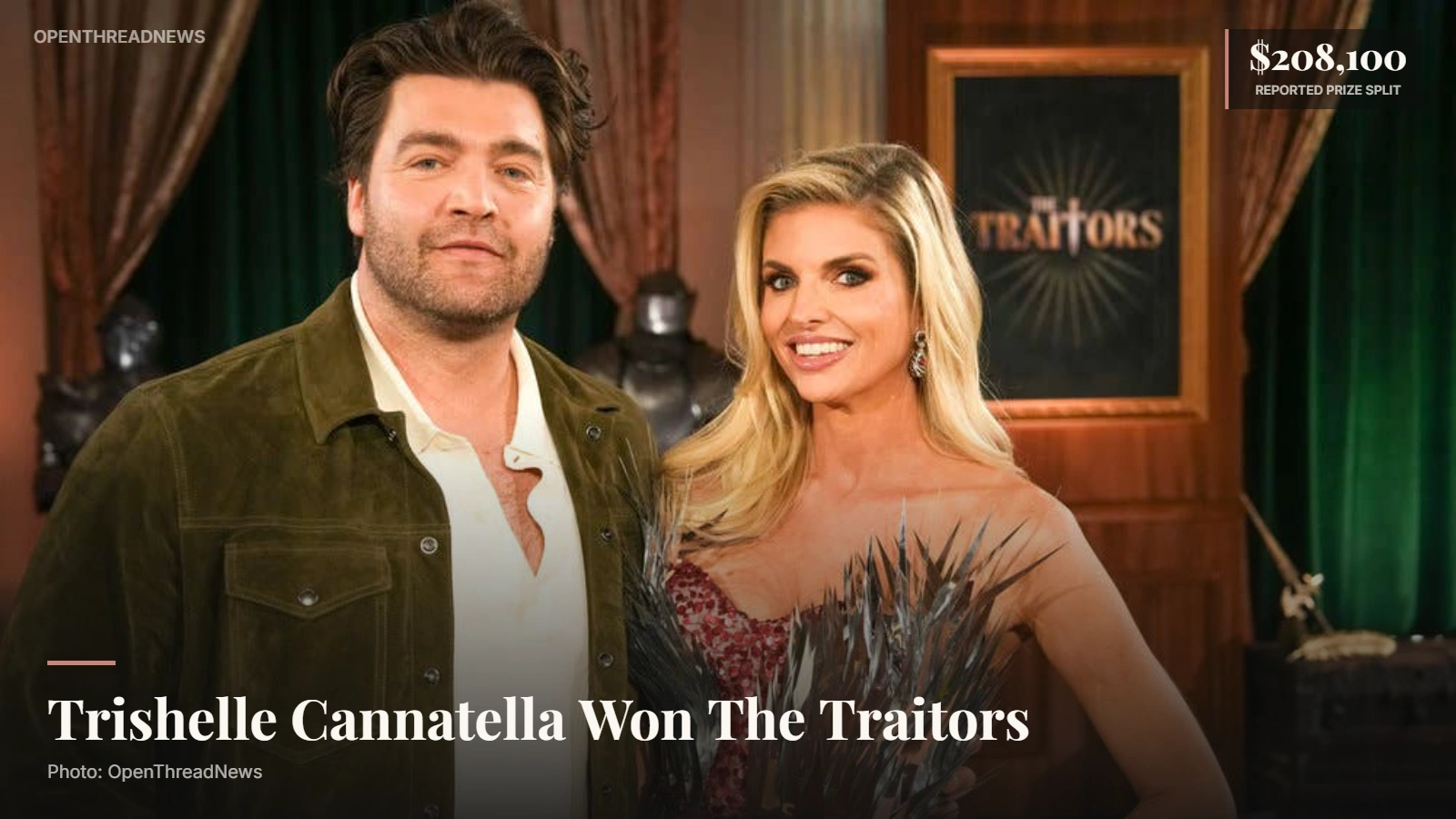 Trishelle Cannatella during her winning run on The Traitors Season 2