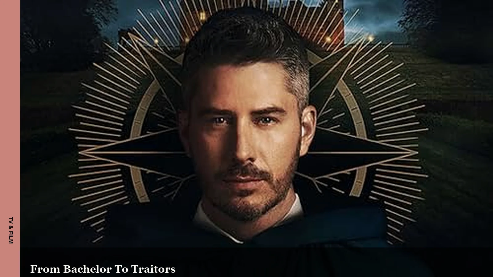 Arie Luyendyk Jr. in a Traitors promotional portrait