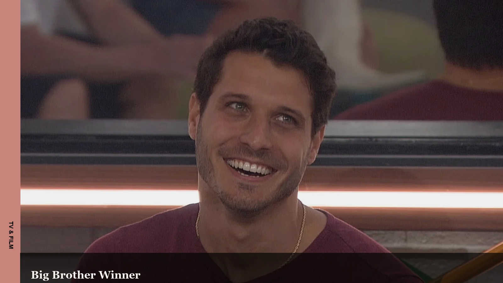 Cody Calafiore smiling during his Big Brother All-Stars reality TV run