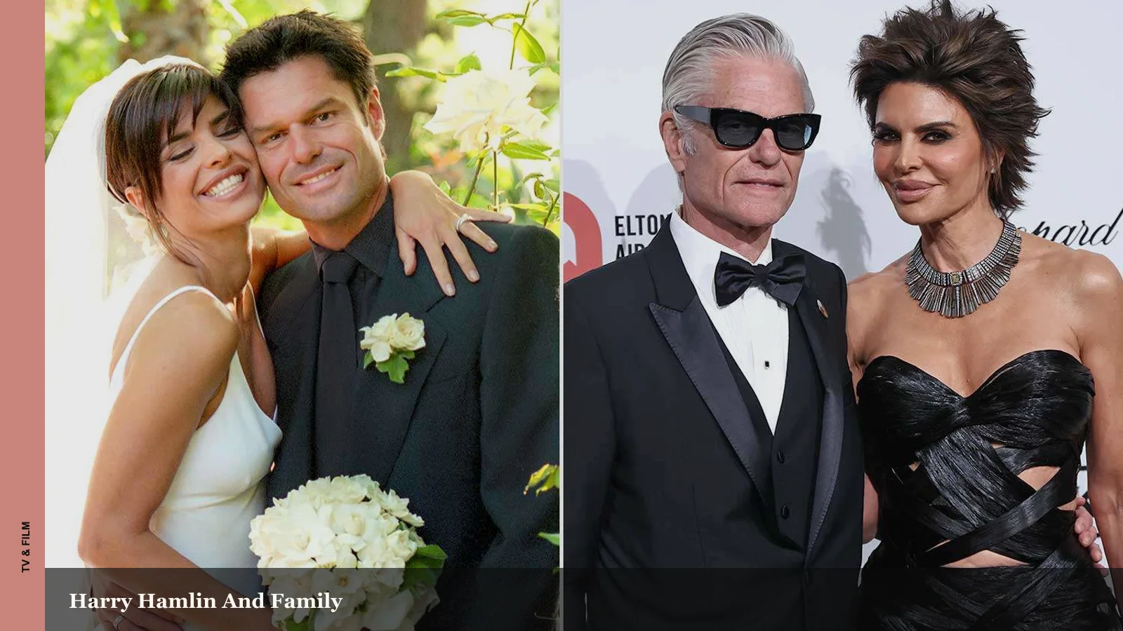 Lisa Rinna with Harry Hamlin across moments from their public family life