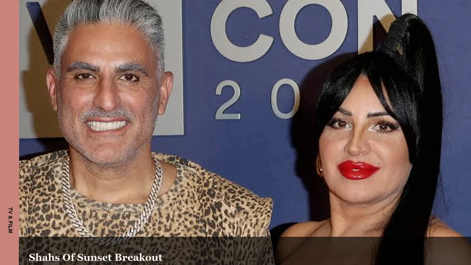 Reza Farahan at a Bravo event during his Shahs of Sunset career
