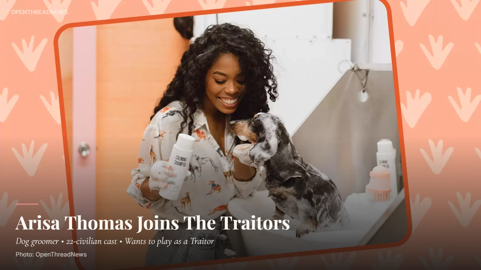 Arisa Thomas, dog groomer and contestant on The Traitors: New Blood