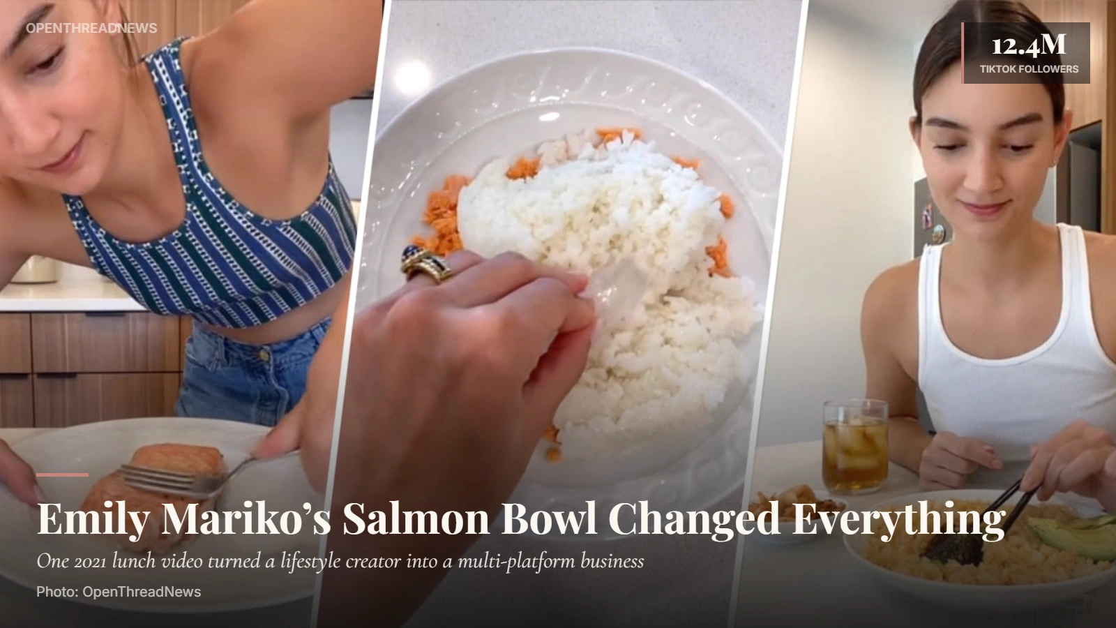 Emily Mariko became known for her viral salmon rice bowl TikTok