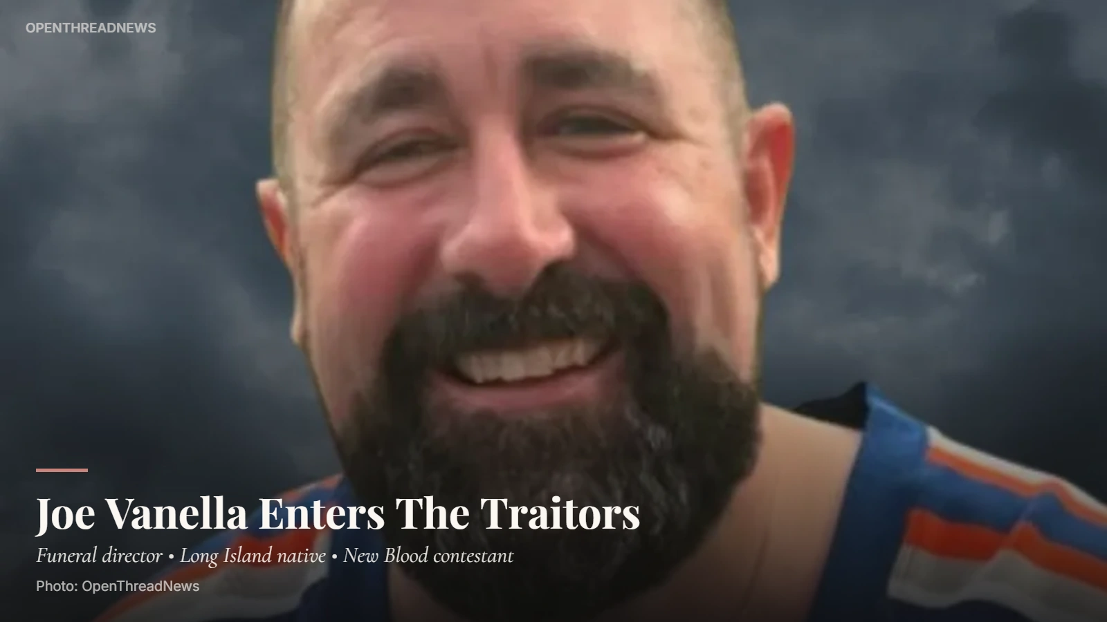 Joe Vanella, funeral director from Wantagh, New York, on The Traitors: New Blood