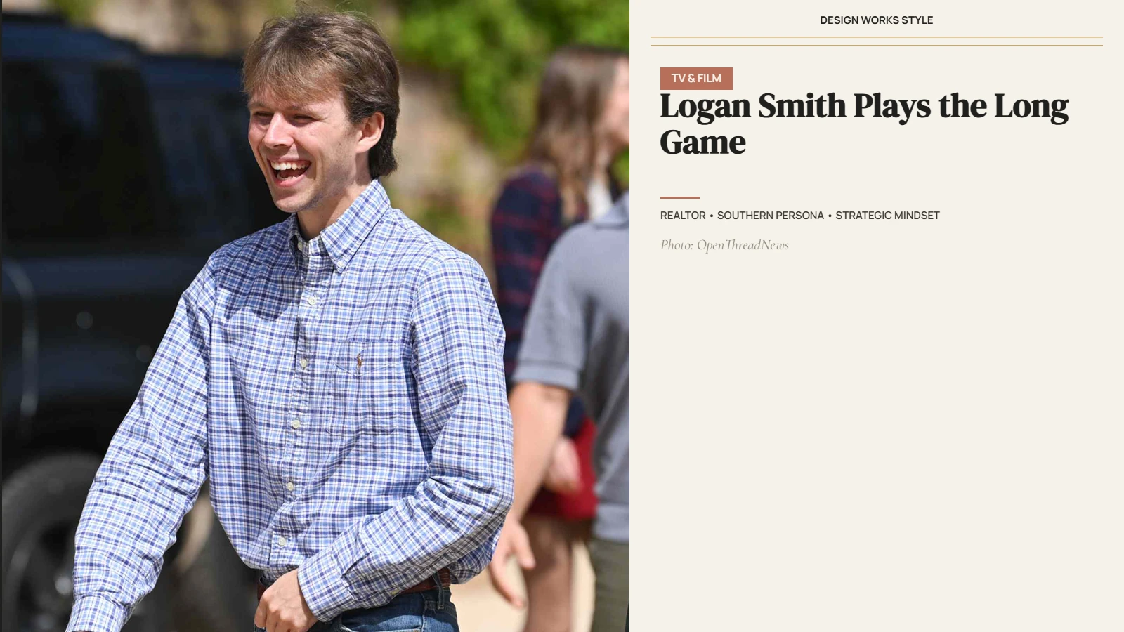 Logan Smith, commercial real estate agent and Faithful contestant on The Traitors: New Blood