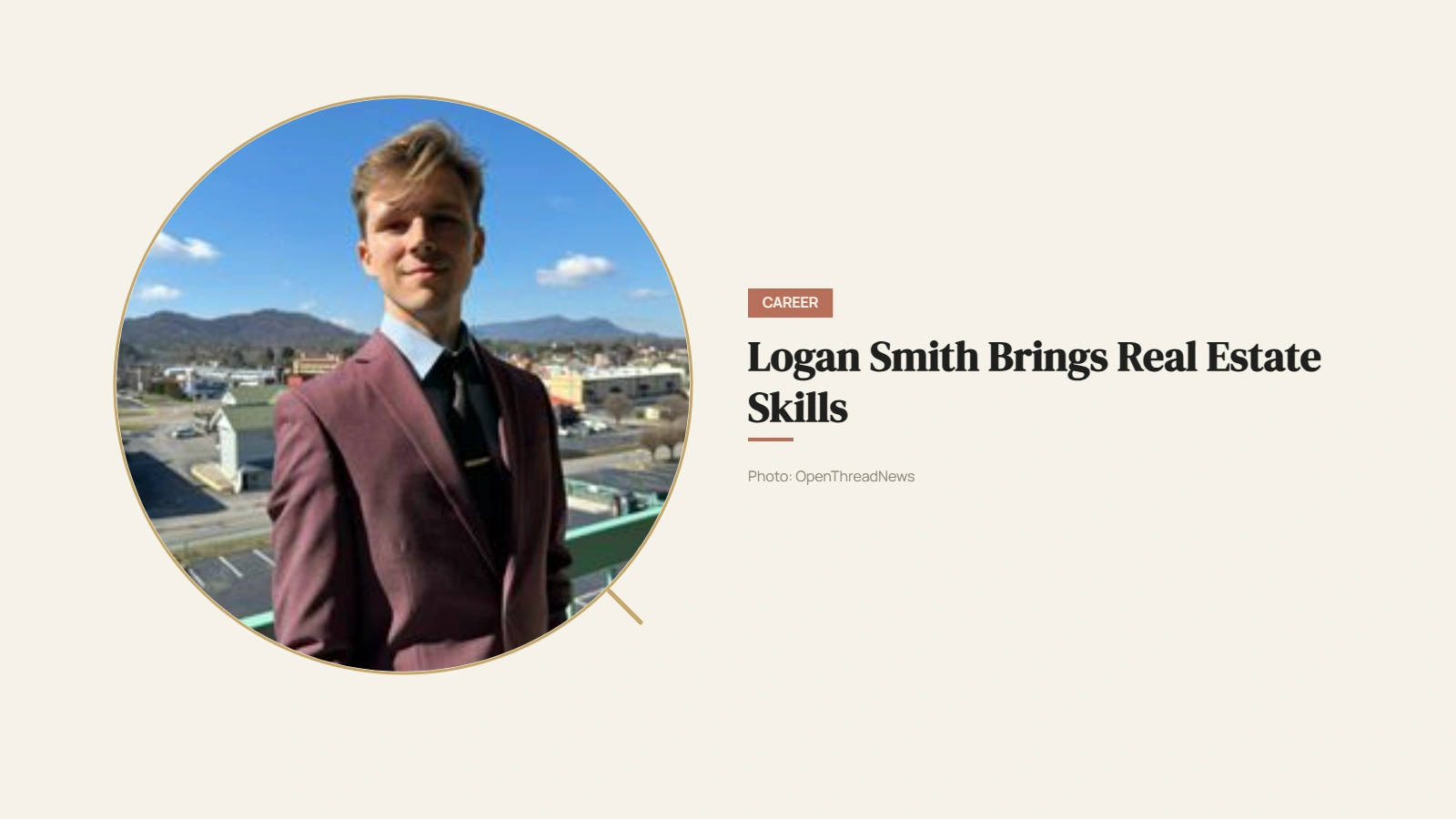 Logan Smith, commercial real estate agent and contestant on The Traitors: New Blood