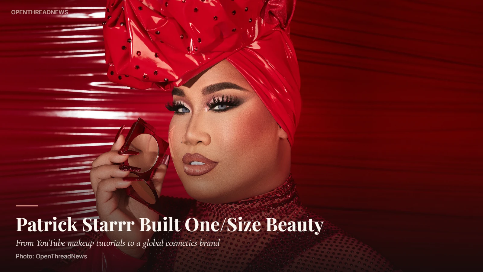 Patrick Starrr, co-founder and public face of One/Size Beauty