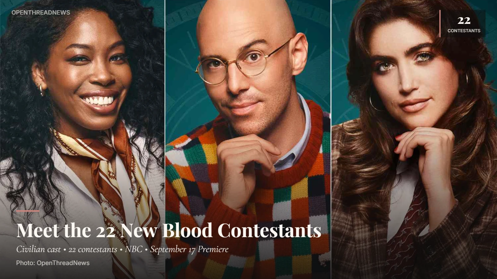 The Traitors: New Blood cast of 22 civilian contestants announced by NBC