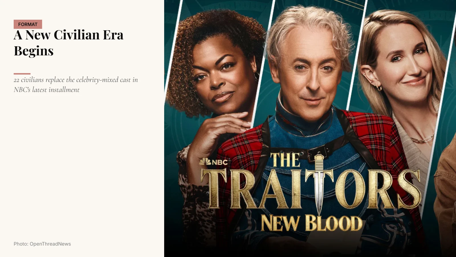 The Traitors: New Blood 22 civilian contestants competing in NBC's U.S. franchise