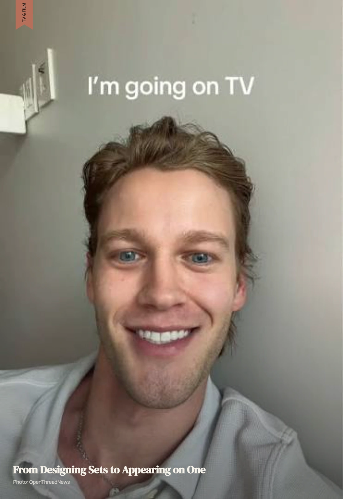 Wyatt Gillespie, broadcast designer and contestant on The Traitors: New Blood