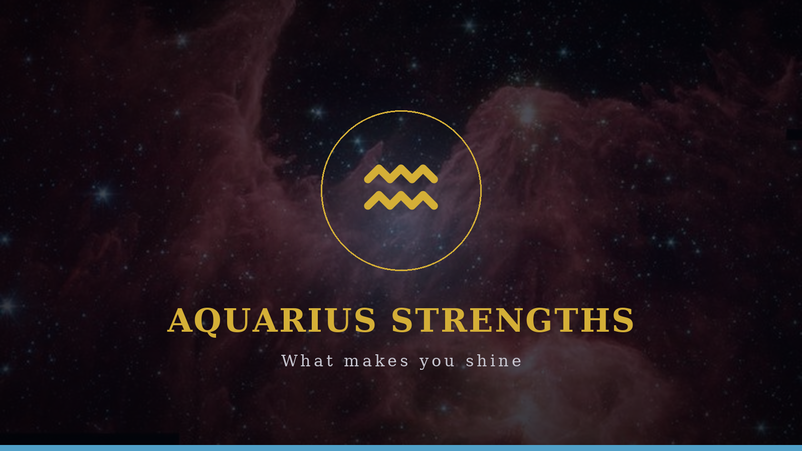 Aquarius strengths