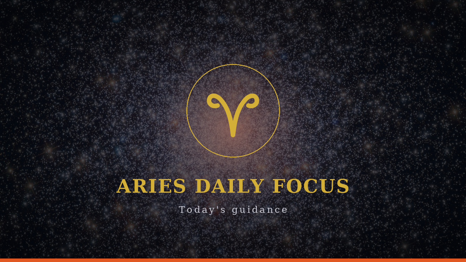 Aries daily focus