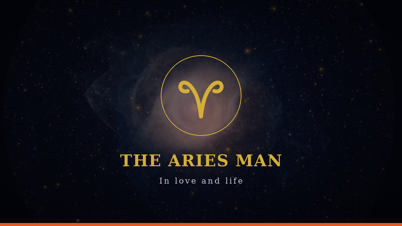 The Aries man