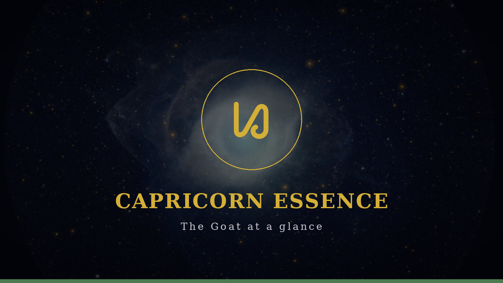 Capricorn essence