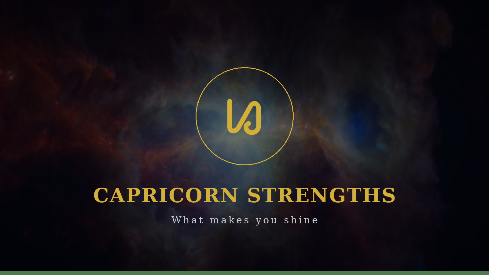 Capricorn strengths