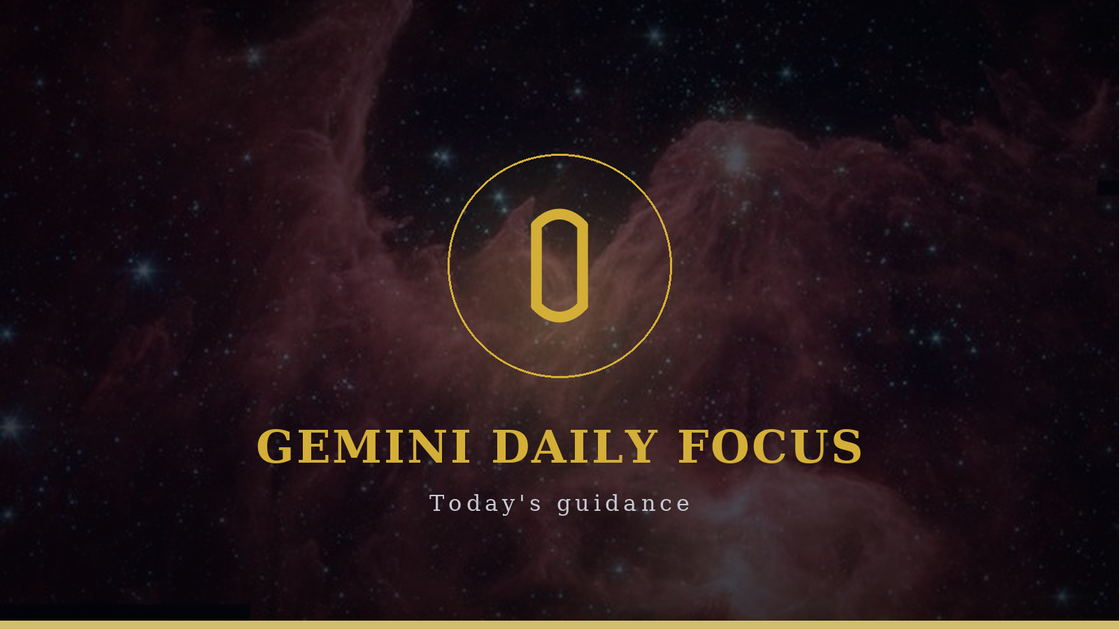 Gemini daily focus