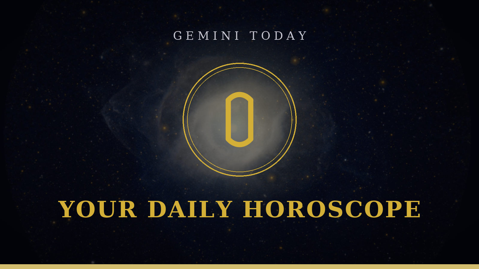Gemini daily horoscope today: Twins glyph with your daily reading on love, career, and lucky focus