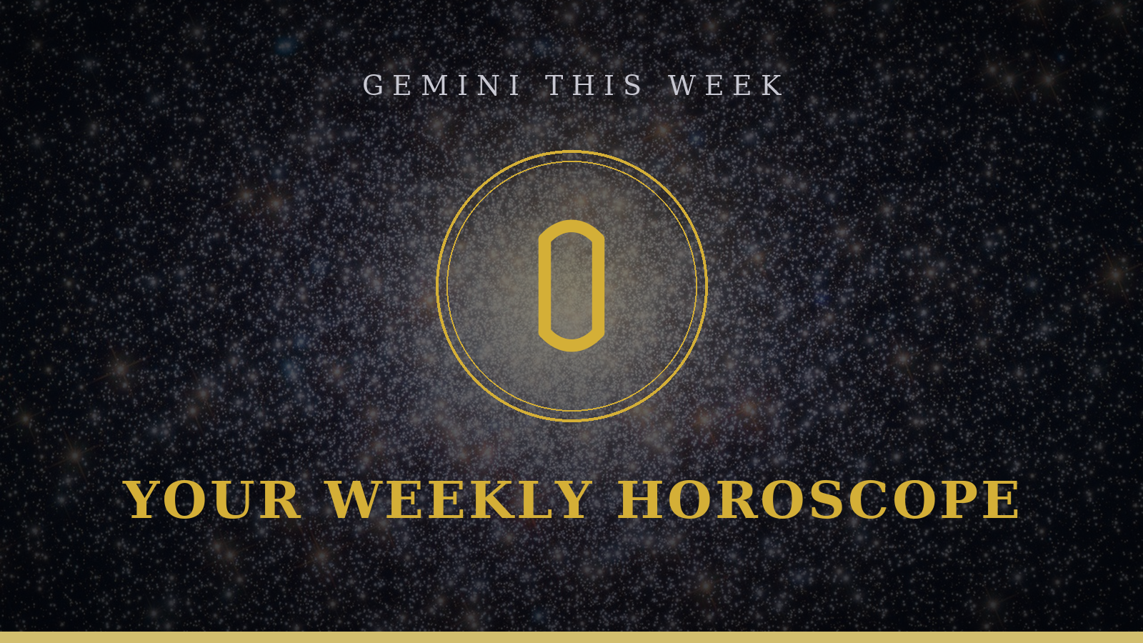 Gemini weekly horoscope: Twins glyph with your 7-day outlook on love, career, and lucky focus