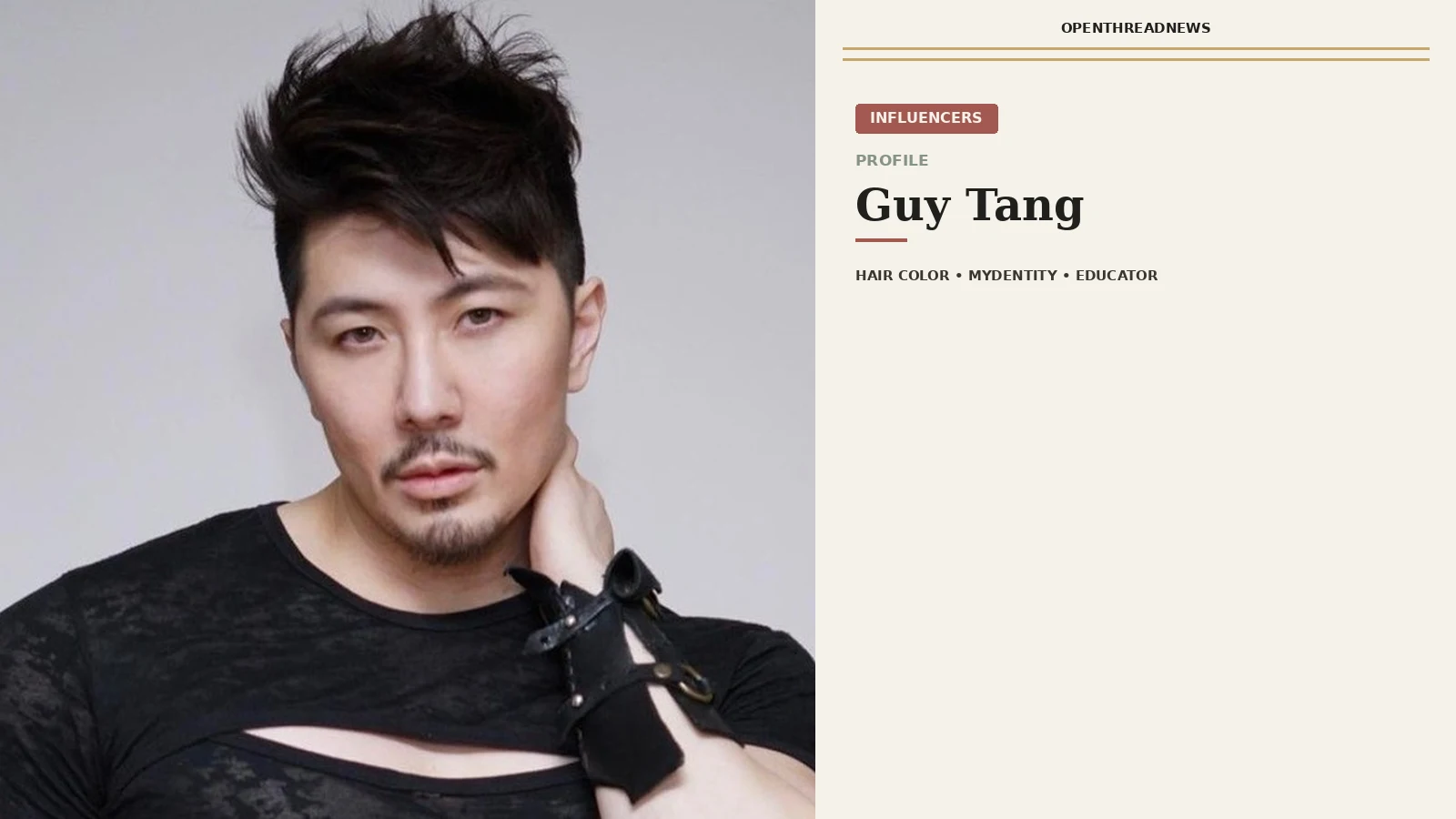 Guy Tang, hair colorist and #MyDentity founder