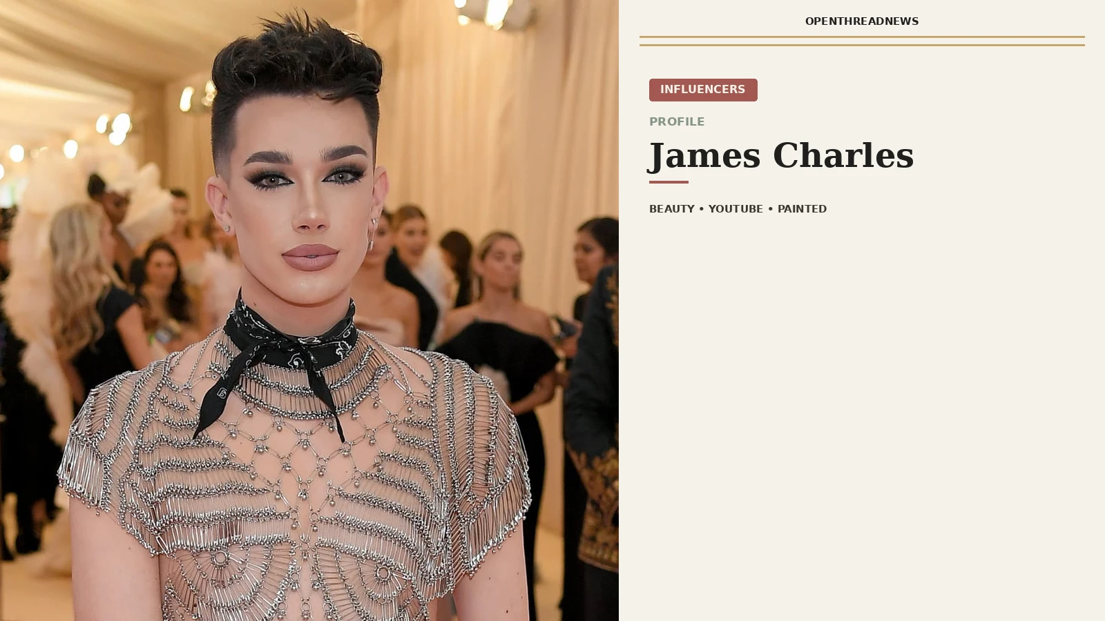 James Charles, beauty YouTuber and makeup mogul