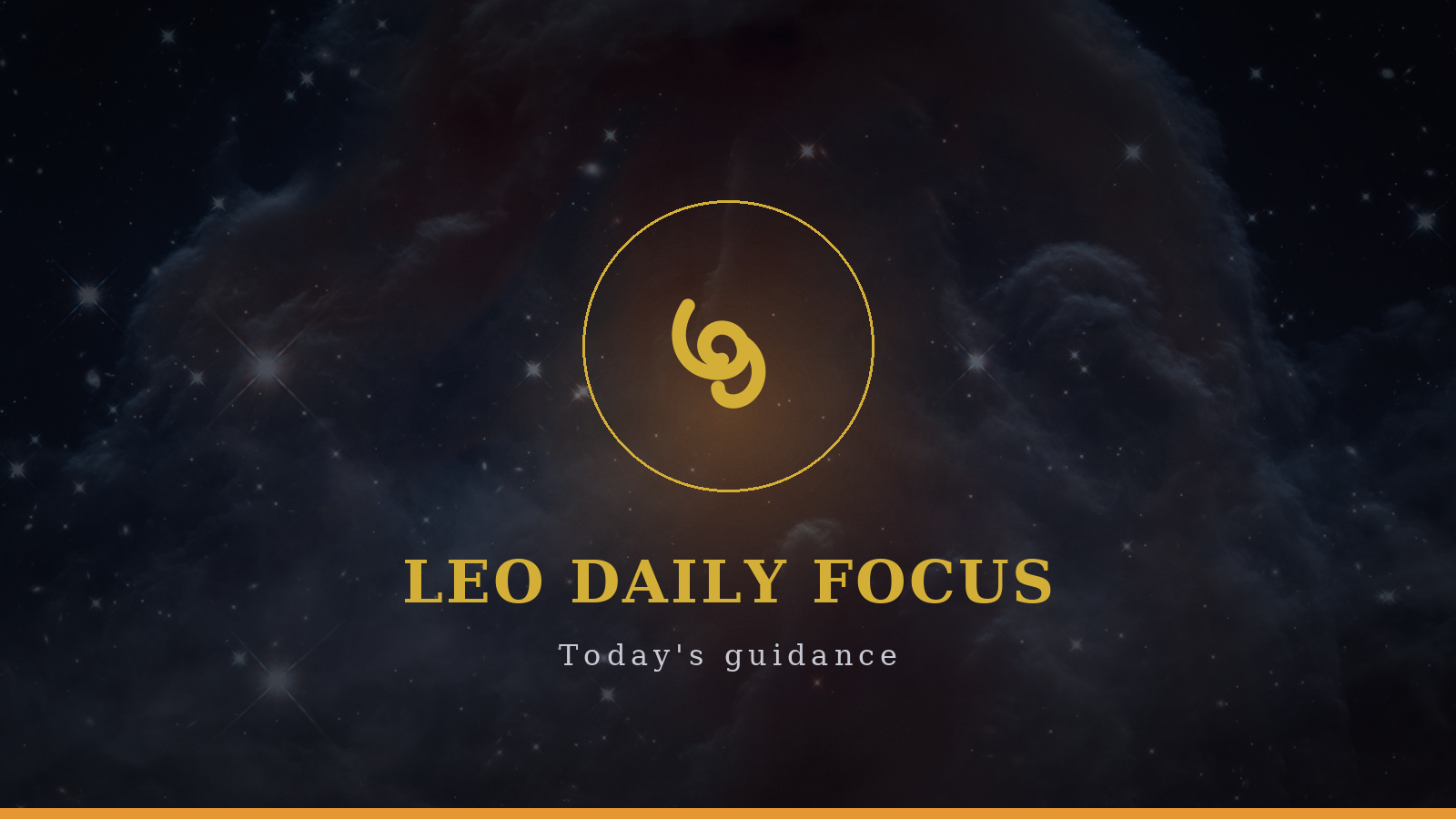 Leo daily focus