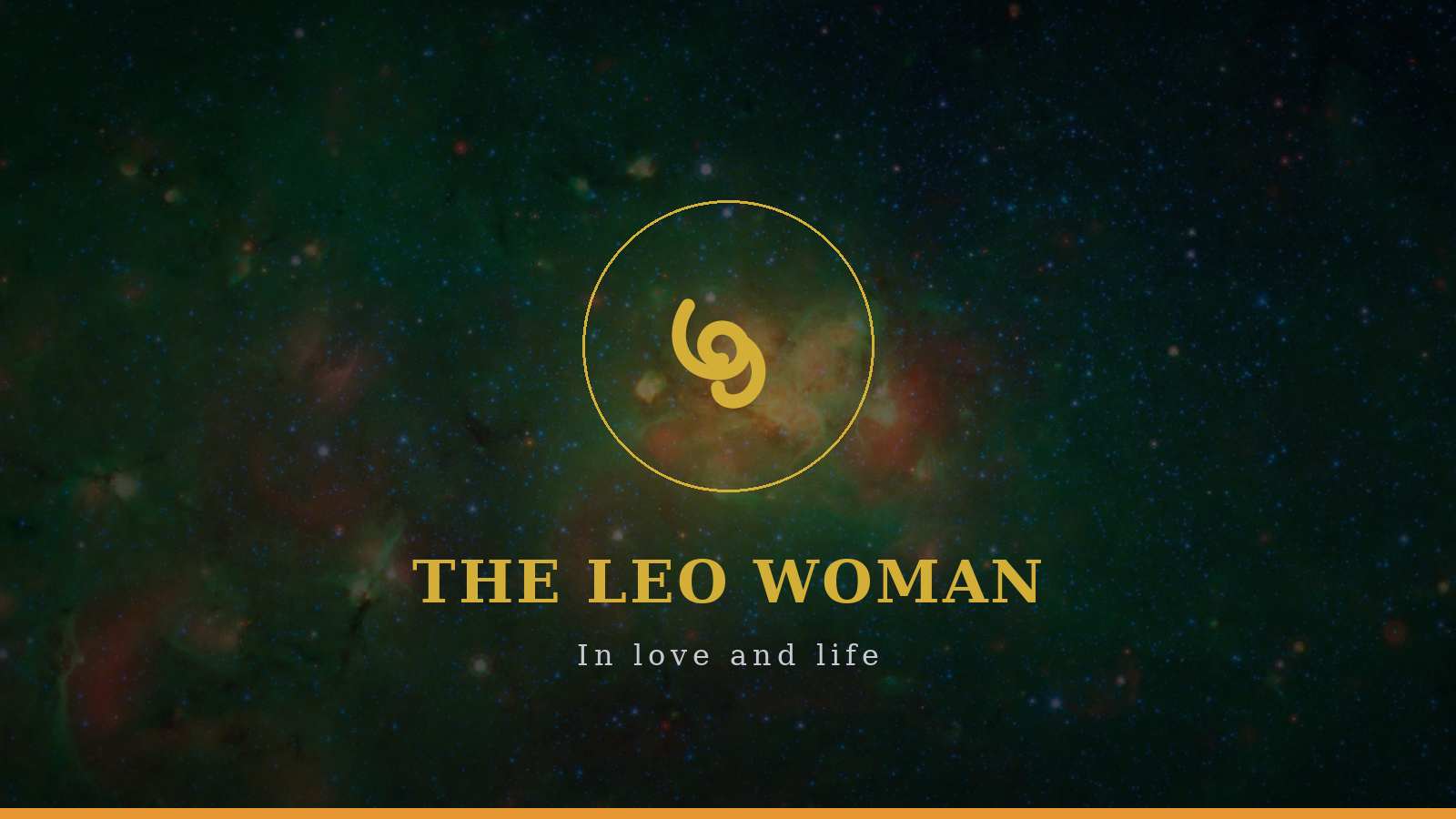 The Leo woman